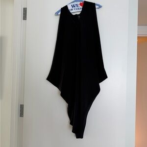 Zero + Maria Cornejo Black V-Neck Sleeveless Top